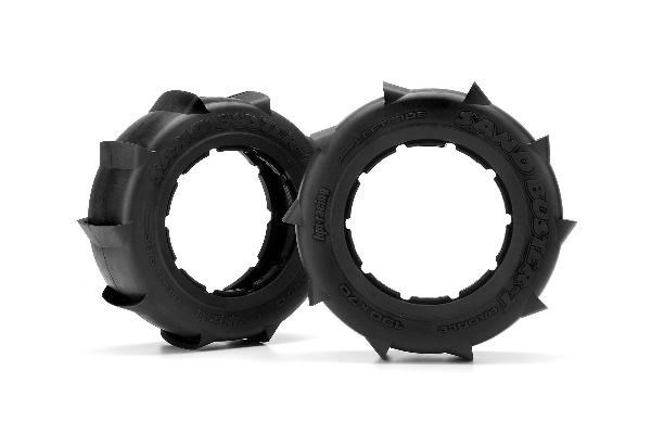 Sand Buster-T Paddle Tire M Comp (190X70Mm/2Pcs) in de groep SPEELGOED, KINDER- & BABYPRODUCTEN / Op afstand bestuurbaar / Reserveonderdelen & Extra accessoires / HPI / Banden / Offroad bij TP E-commerce Nordic AB (A03216)