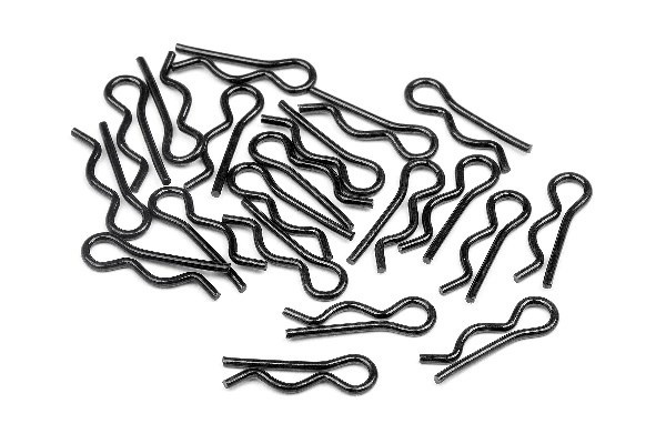 Body Pins Small (20 Pcs) in de groep SPEELGOED, KINDER- & BABYPRODUCTEN / Op afstand bestuurbaar / Reserveonderdelen & Extra accessoires / HPI / Schroeven/Beugels / Lichaamsclips bij TP E-commerce Nordic AB (A03237)