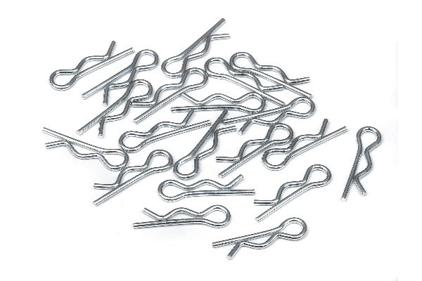 Body Pin (6Mm/Silver/Medium/20Pcs) in de groep SPEELGOED, KINDER- & BABYPRODUCTEN / Op afstand bestuurbaar / Reserveonderdelen & Extra accessoires / HPI / Schroeven/Beugels / Lichaamsclips bij TP E-commerce Nordic AB (A03238)