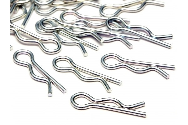 Body Pin (Large)(20Pcs) in de groep SPEELGOED, KINDER- & BABYPRODUCTEN / Op afstand bestuurbaar / Reserveonderdelen & Extra accessoires / HPI / Schroeven/Beugels / Lichaamsclips bij TP E-commerce Nordic AB (A03239)