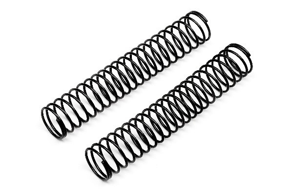 Shock Spring 14X90X1.1Mm 23Coils (Black/2Pcs) in de groep SPEELGOED, KINDER- & BABYPRODUCTEN / Op afstand bestuurbaar / Reserveonderdelen & Extra accessoires / HPI / Reserveonderdelen & Tuning / Veering bij TP E-commerce Nordic AB (A03250)