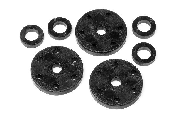 6 Holes Shock Piston Set (Holes 1.2/1.3/1.4mm) in de groep SPEELGOED, KINDER- & BABYPRODUCTEN / Op afstand bestuurbaar / Reserveonderdelen & Extra accessoires / HPI / Reserveonderdelen & Tuning / Schokdempers bij TP E-commerce Nordic AB (A03275)