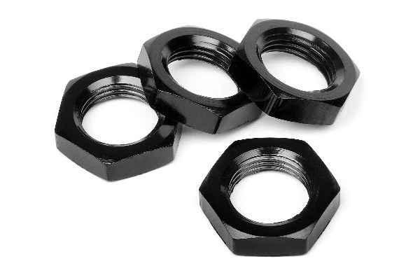 17Mm Wheel Nut (Black/4Pcs) in de groep SPEELGOED, KINDER- & BABYPRODUCTEN / Op afstand bestuurbaar / Reserveonderdelen & Extra accessoires / HPI / Reserveonderdelen & Tuning / Aandrijvingen bij TP E-commerce Nordic AB (A03336)