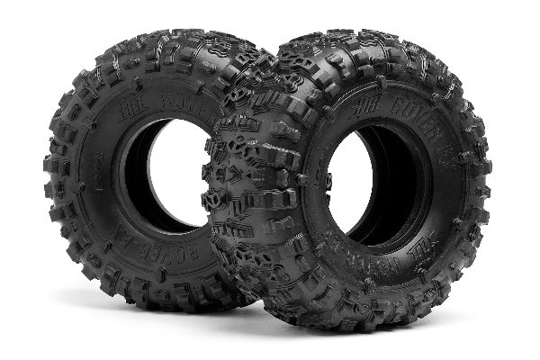 Rover-Ex Tire (Pink/Rock Crawler/2Pcs) in de groep SPEELGOED, KINDER- & BABYPRODUCTEN / Op afstand bestuurbaar / Reserveonderdelen & Extra accessoires / HPI / Banden / Offroad bij TP E-commerce Nordic AB (A03361)
