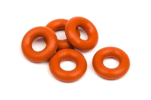 Silicon O-Ring P-3 (Red) (5 Pcs) in de groep SPEELGOED, KINDER- & BABYPRODUCTEN / Op afstand bestuurbaar / Reserveonderdelen & Extra accessoires / HPI / Reserveonderdelen & Tuning / Schokdempers bij TP E-commerce Nordic AB (A03371)