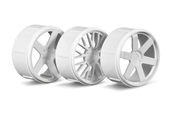 Wheel Set (White/Micro Rs4) in de groep SPEELGOED, KINDER- & BABYPRODUCTEN / Op afstand bestuurbaar / Reserveonderdelen & Extra accessoires / HPI / Velgen / Onroad bij TP E-commerce Nordic AB (A03459)