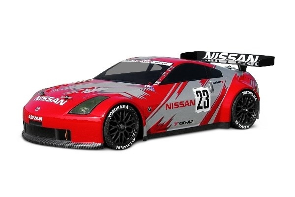 Nissan 350Z Nismo Gt Race Body (190Mm) in de groep SPEELGOED, KINDER- & BABYPRODUCTEN / Op afstand bestuurbaar / Reserveonderdelen & Extra accessoires / HPI / Carrosserieën & Accessoires / Onroad-carrosserieën (Transparant) bij TP E-commerce Nordic AB (A03465)