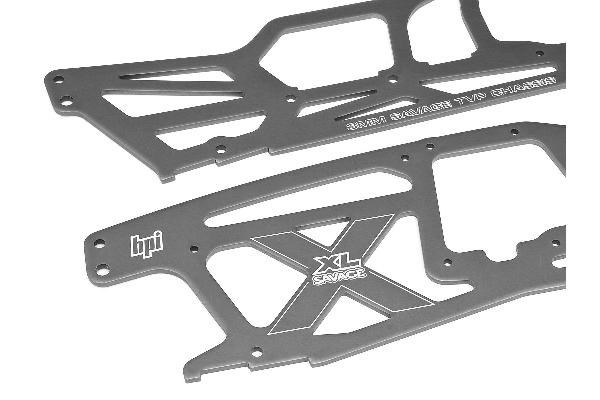 Main Chassis Set (Savage Xl/Gray) in de groep SPEELGOED, KINDER- & BABYPRODUCTEN / Op afstand bestuurbaar / Reserveonderdelen & Extra accessoires / HPI / Reserveonderdelen & Tuning / Chassis onderdelen bij TP E-commerce Nordic AB (A03469)