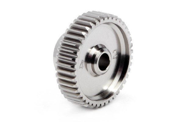 Aluminium Racing Pinion Gear 42 Tooth (64 Pitch) in de groep SPEELGOED, KINDER- & BABYPRODUCTEN / Op afstand bestuurbaar / Reserveonderdelen & Extra accessoires / HPI / Standaard onderdelen & Tuning / Rondsels bij TP E-commerce Nordic AB (A03517)