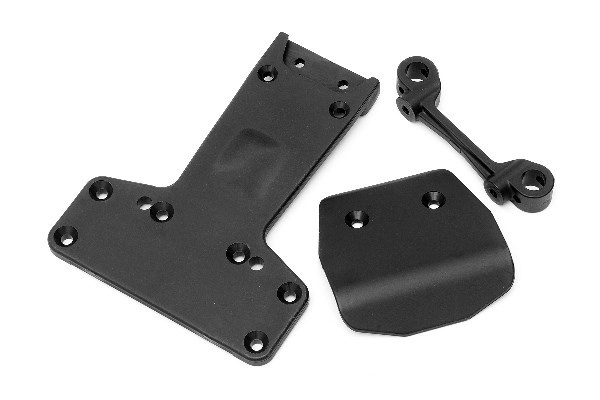 Skid Plate/Rear Chassis Set in de groep SPEELGOED, KINDER- & BABYPRODUCTEN / Op afstand bestuurbaar / Reserveonderdelen & Extra accessoires / HPI / Reserveonderdelen & Tuning / Chassis onderdelen bij TP E-commerce Nordic AB (A03635)