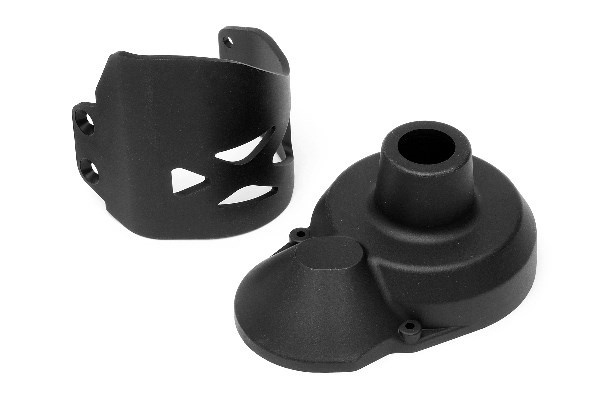Gear Cover/Motor Guard Set in de groep SPEELGOED, KINDER- & BABYPRODUCTEN / Op afstand bestuurbaar / Reserveonderdelen & Extra accessoires / HPI / Reserveonderdelen & Tuning / Chassis onderdelen bij TP E-commerce Nordic AB (A03636)