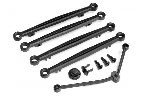 Arm Rod/ Steering Rod Set in de groep SPEELGOED, KINDER- & BABYPRODUCTEN / Op afstand bestuurbaar / Reserveonderdelen & Extra accessoires / HPI / Reserveonderdelen & Tuning / Schokdempers bij TP E-commerce Nordic AB (A03663)