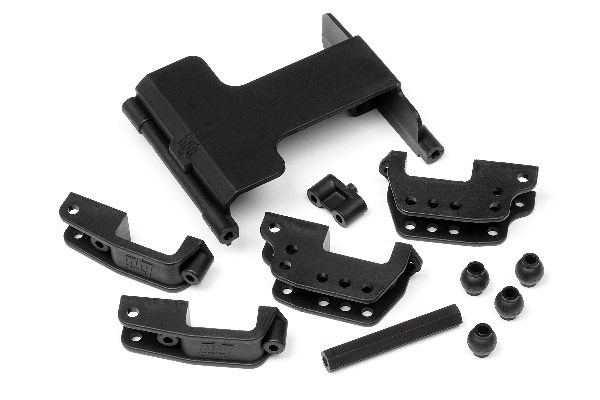 Servo Mount/High Link Bracket Set (Wheely King) in de groep SPEELGOED, KINDER- & BABYPRODUCTEN / Op afstand bestuurbaar / Reserveonderdelen & Extra accessoires / HPI / Reserveonderdelen & Tuning / Schokdempers bij TP E-commerce Nordic AB (A03755)