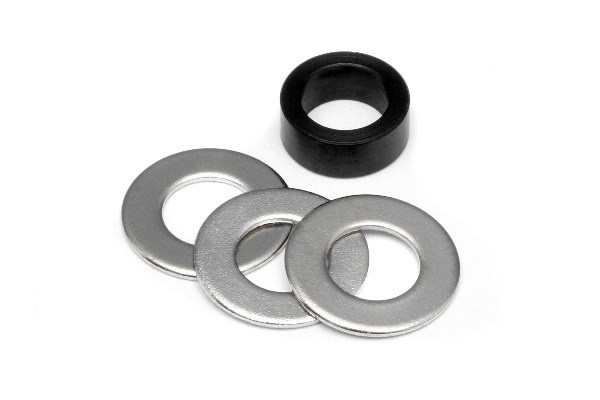 Metal Spacer Set 5X7.5X3Mm in de groep SPEELGOED, KINDER- & BABYPRODUCTEN / Op afstand bestuurbaar / Reserveonderdelen & Extra accessoires / HPI / Schroeven/Beugels / Schijven bij TP E-commerce Nordic AB (A03835)