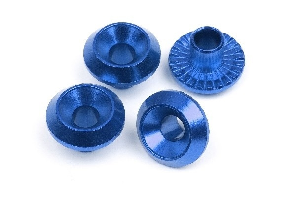 Wheel Washer (Blue/4Pcs) in de groep SPEELGOED, KINDER- & BABYPRODUCTEN / Op afstand bestuurbaar / Reserveonderdelen & Extra accessoires / HPI / Schroeven/Beugels / Schijven bij TP E-commerce Nordic AB (A04048)