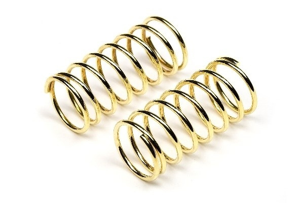 Shock Spring 11X28X1.1Mm 8 Coils (Gold/2Pcs) in de groep SPEELGOED, KINDER- & BABYPRODUCTEN / Op afstand bestuurbaar / Reserveonderdelen & Extra accessoires / HPI / Reserveonderdelen & Tuning / Veering bij TP E-commerce Nordic AB (A04098)