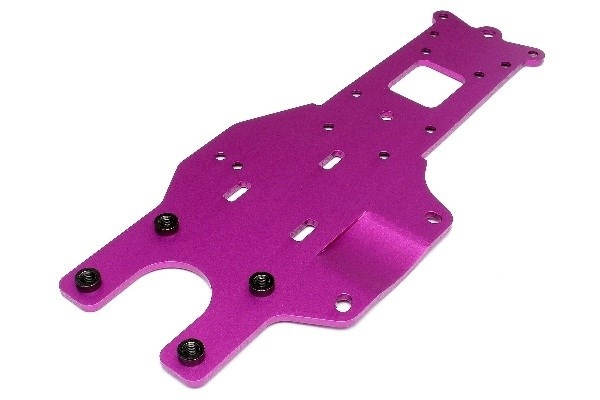 Rear Chassis Plate (Purple) in de groep SPEELGOED, KINDER- & BABYPRODUCTEN / Op afstand bestuurbaar / Reserveonderdelen & Extra accessoires / HPI / Reserveonderdelen & Tuning / Chassis onderdelen bij TP E-commerce Nordic AB (A04107)