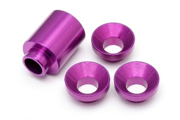 Spacer Set For Clutch Bell Holder (Purple) in de groep SPEELGOED, KINDER- & BABYPRODUCTEN / Op afstand bestuurbaar / Reserveonderdelen & Extra accessoires / HPI / Reserveonderdelen & Tuning / Chassis onderdelen bij TP E-commerce Nordic AB (A04120)