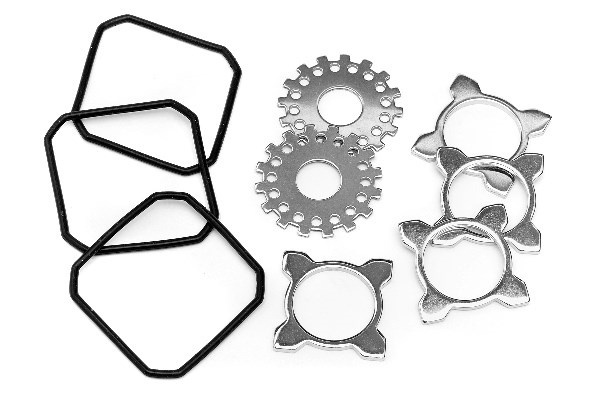 Diff Washer Set (For #85427 Alloy Diff Case Set) in de groep SPEELGOED, KINDER- & BABYPRODUCTEN / Op afstand bestuurbaar / Reserveonderdelen & Extra accessoires / HPI / Reserveonderdelen & Tuning / Aandrijvingen bij TP E-commerce Nordic AB (A04126)