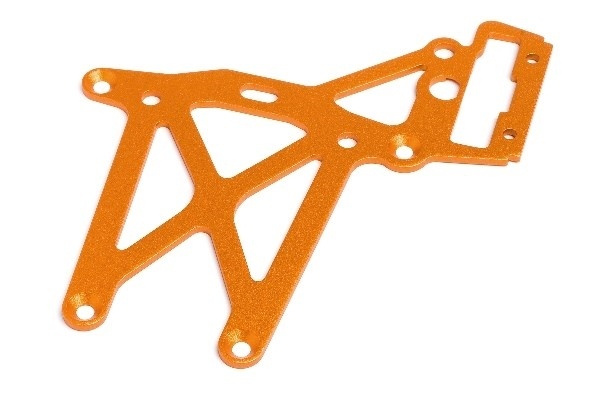 Rear Upper Plate (Orange) in de groep SPEELGOED, KINDER- & BABYPRODUCTEN / Op afstand bestuurbaar / Reserveonderdelen & Extra accessoires / HPI / Reserveonderdelen & Tuning / Chassis onderdelen bij TP E-commerce Nordic AB (A04133)