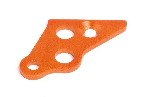 Engine Mount Brace (Left/Orange) in de groep SPEELGOED, KINDER- & BABYPRODUCTEN / Op afstand bestuurbaar / Reserveonderdelen & Extra accessoires / HPI / Reserveonderdelen & Tuning / Chassis onderdelen bij TP E-commerce Nordic AB (A04139)