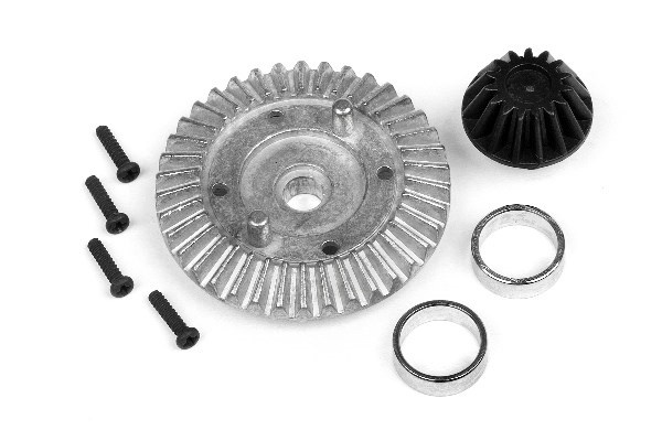Diff Gear Set 15/38T in de groep SPEELGOED, KINDER- & BABYPRODUCTEN / Op afstand bestuurbaar / Reserveonderdelen & Extra accessoires / HPI / Reserveonderdelen & Tuning / Aandrijvingen bij TP E-commerce Nordic AB (A04171)