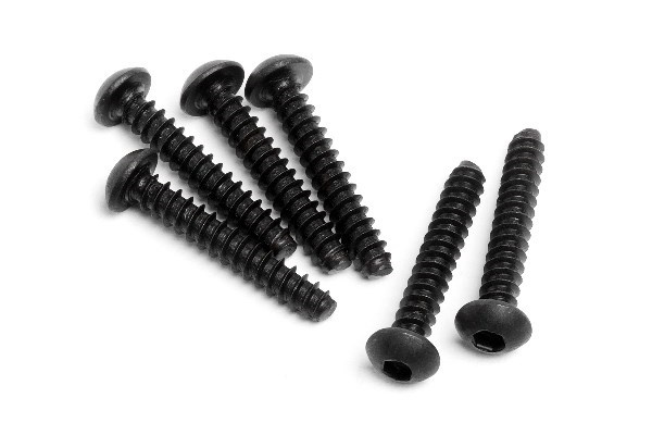 Tp. Button Head Screw M3X18Mm (6Pcs) in de groep SPEELGOED, KINDER- & BABYPRODUCTEN / Op afstand bestuurbaar / Reserveonderdelen & Extra accessoires / HPI / Schroeven/Beugels / Schroeven bij TP E-commerce Nordic AB (A04220)