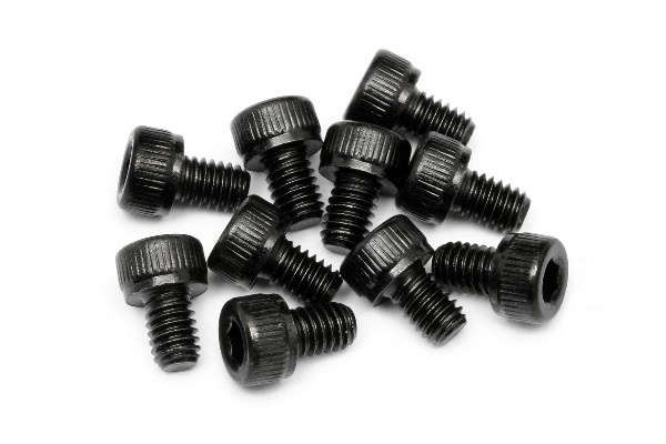 Cap Head Screw M4X6Mm (10Pcs) in de groep SPEELGOED, KINDER- & BABYPRODUCTEN / Op afstand bestuurbaar / Reserveonderdelen & Extra accessoires / HPI / Schroeven/Beugels / Schroeven bij TP E-commerce Nordic AB (A04224)