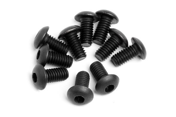 Button Head Screw M4X8Mm (10Pcs) in de groep SPEELGOED, KINDER- & BABYPRODUCTEN / Op afstand bestuurbaar / Reserveonderdelen & Extra accessoires / HPI / Schroeven/Beugels / Schroeven bij TP E-commerce Nordic AB (A04233)