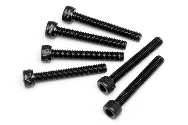 Cap Head Screw M5X35Mm (6Pcs) in de groep SPEELGOED, KINDER- & BABYPRODUCTEN / Op afstand bestuurbaar / Reserveonderdelen & Extra accessoires / HPI / Schroeven/Beugels / Schroeven bij TP E-commerce Nordic AB (A04245)