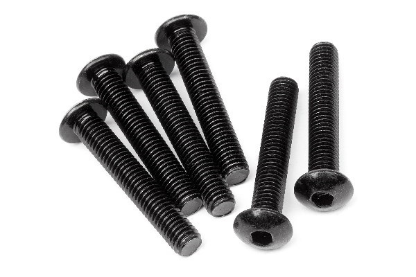 Button Head Screw M5X30Mm (Hex Socket/6Pcs) in de groep SPEELGOED, KINDER- & BABYPRODUCTEN / Op afstand bestuurbaar / Reserveonderdelen & Extra accessoires / HPI / Schroeven/Beugels / Schroeven bij TP E-commerce Nordic AB (A04252)