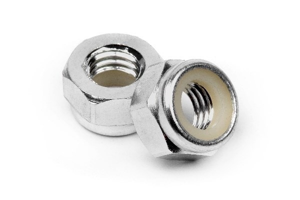 Aluminum Lock Nut M5 (Silver/10Pcs) in de groep SPEELGOED, KINDER- & BABYPRODUCTEN / Op afstand bestuurbaar / Reserveonderdelen & Extra accessoires / HPI / Schroeven/Beugels / Moeren bij TP E-commerce Nordic AB (A04259)