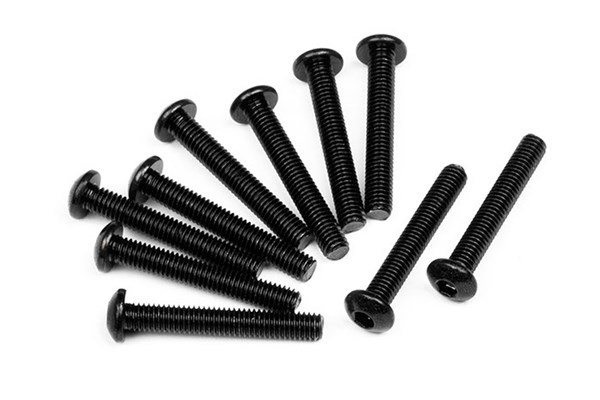 Button Head Screw M3X20Mm (10Pcs) in de groep SPEELGOED, KINDER- & BABYPRODUCTEN / Op afstand bestuurbaar / Reserveonderdelen & Extra accessoires / HPI / Schroeven/Beugels / Schroeven bij TP E-commerce Nordic AB (A04400)