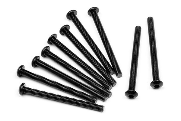 Button Head Screw M3X35Mm (Hex Socket/10Pcs) in de groep SPEELGOED, KINDER- & BABYPRODUCTEN / Op afstand bestuurbaar / Reserveonderdelen & Extra accessoires / HPI / Schroeven/Beugels / Schroeven bij TP E-commerce Nordic AB (A04401)