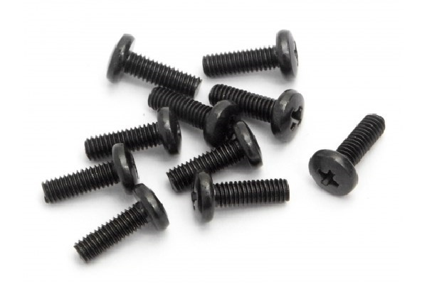 Binder Head Screw M2.6X8Mm (10Pcs) in de groep SPEELGOED, KINDER- & BABYPRODUCTEN / Op afstand bestuurbaar / Reserveonderdelen & Extra accessoires / HPI / Schroeven/Beugels / Schroeven bij TP E-commerce Nordic AB (A04410)