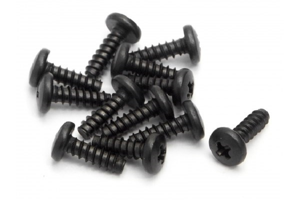 Tp Binder Head Screw M2.6X8Mm (12Pcs) in de groep SPEELGOED, KINDER- & BABYPRODUCTEN / Op afstand bestuurbaar / Reserveonderdelen & Extra accessoires / HPI / Schroeven/Beugels / Schroeven bij TP E-commerce Nordic AB (A04417)