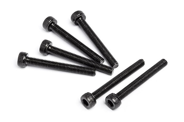 Cap Head Screw M3 X 25Mm (6 Pcs) in de groep SPEELGOED, KINDER- & BABYPRODUCTEN / Op afstand bestuurbaar / Reserveonderdelen & Extra accessoires / HPI / Schroeven/Beugels / Schroeven bij TP E-commerce Nordic AB (A04434)