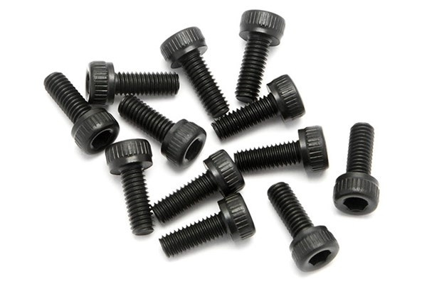 Cap Head Screw M3 X 8Mm (12Pcs) in de groep SPEELGOED, KINDER- & BABYPRODUCTEN / Op afstand bestuurbaar / Reserveonderdelen & Extra accessoires / HPI / Schroeven/Beugels / Schroeven bij TP E-commerce Nordic AB (A04436)