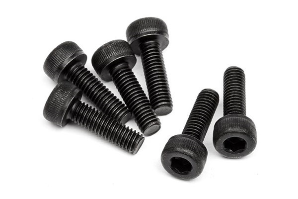 Cap Head Screw M3 X 10Mm (6Pcs) in de groep SPEELGOED, KINDER- & BABYPRODUCTEN / Op afstand bestuurbaar / Reserveonderdelen & Extra accessoires / HPI / Schroeven/Beugels / Schroeven bij TP E-commerce Nordic AB (A04437)