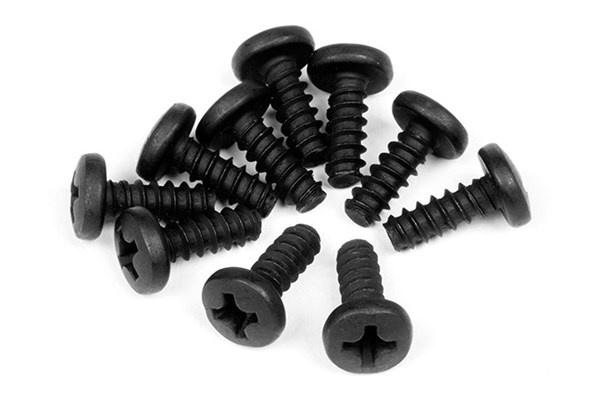 Tp. Binder Head Screw M3X8Mm (10Pcs) in de groep SPEELGOED, KINDER- & BABYPRODUCTEN / Op afstand bestuurbaar / Reserveonderdelen & Extra accessoires / HPI / Schroeven/Beugels / Schroeven bij TP E-commerce Nordic AB (A04450)