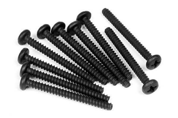 Tp. Binder Head Screw M3X30Mm (10Pcs) in de groep SPEELGOED, KINDER- & BABYPRODUCTEN / Op afstand bestuurbaar / Reserveonderdelen & Extra accessoires / HPI / Schroeven/Beugels / Schroeven bij TP E-commerce Nordic AB (A04457)