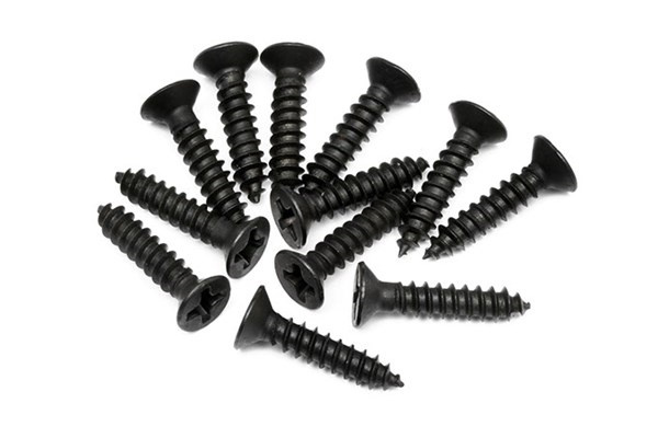 Tp. Flat Head Screw M3X15Mm in de groep SPEELGOED, KINDER- & BABYPRODUCTEN / Op afstand bestuurbaar / Reserveonderdelen & Extra accessoires / HPI / Schroeven/Beugels / Schroeven bij TP E-commerce Nordic AB (A04461)