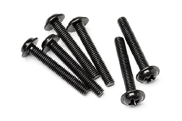 Flanged Screw M3X20Mm (6Pcs) in de groep SPEELGOED, KINDER- & BABYPRODUCTEN / Op afstand bestuurbaar / Reserveonderdelen & Extra accessoires / HPI / Schroeven/Beugels / Schroeven bij TP E-commerce Nordic AB (A04465)