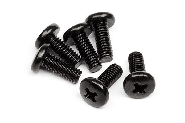 Binder Head Screw M4X10Mm (6Pcs) in de groep SPEELGOED, KINDER- & BABYPRODUCTEN / Op afstand bestuurbaar / Reserveonderdelen & Extra accessoires / HPI / Schroeven/Beugels / Schroeven bij TP E-commerce Nordic AB (A04469)