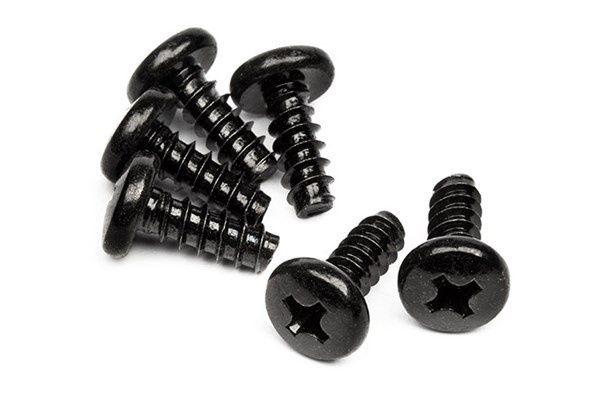 Tp Binder Head Screw M4X10Mm (6Pcs) in de groep SPEELGOED, KINDER- & BABYPRODUCTEN / Op afstand bestuurbaar / Reserveonderdelen & Extra accessoires / HPI / Schroeven/Beugels / Schroeven bij TP E-commerce Nordic AB (A04473)