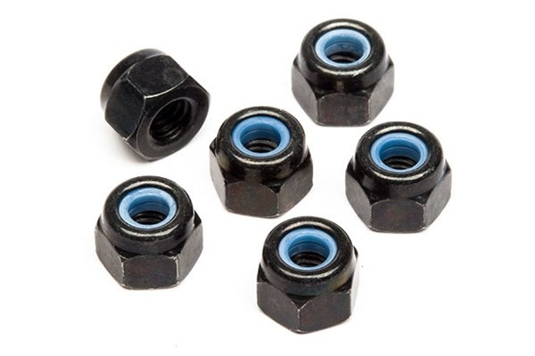 Lock Nut M3 (6 Pcs) in de groep SPEELGOED, KINDER- & BABYPRODUCTEN / Op afstand bestuurbaar / Reserveonderdelen & Extra accessoires / HPI / Schroeven/Beugels / Moeren bij TP E-commerce Nordic AB (A04483)