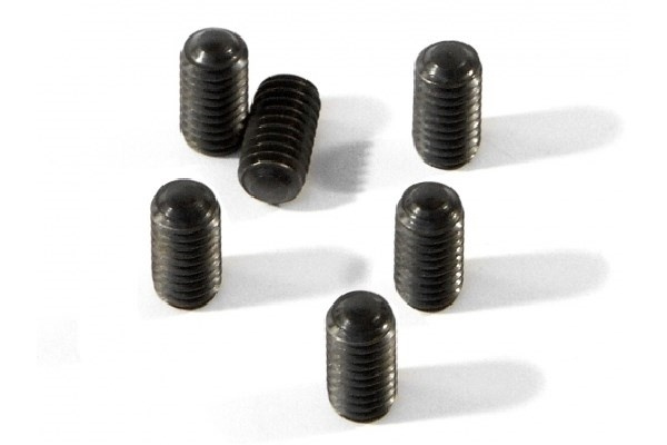 Set Screw M4X8Mm (Round Point/6Pcs) in de groep SPEELGOED, KINDER- & BABYPRODUCTEN / Op afstand bestuurbaar / Reserveonderdelen & Extra accessoires / HPI / Schroeven/Beugels / Schroeven bij TP E-commerce Nordic AB (A04508)