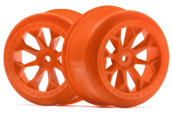 8-SHOT SC WHEEL (ORANGE/2PCS) in de groep SPEELGOED, KINDER- & BABYPRODUCTEN / Op afstand bestuurbaar / Reserveonderdelen & Extra accessoires / HPI / Velgen / Offroad bij TP E-commerce Nordic AB (A04555)