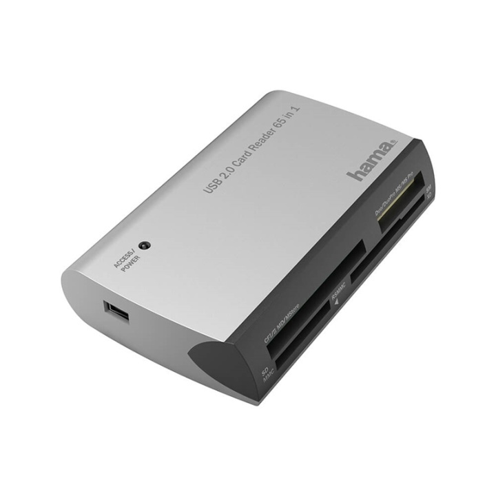 HAMA Reader USB-A 2.0 in de groep HOME ELECTRONICS / Opslagmedia / Geheugenkaartlezer bij TP E-commerce Nordic AB (A04794)