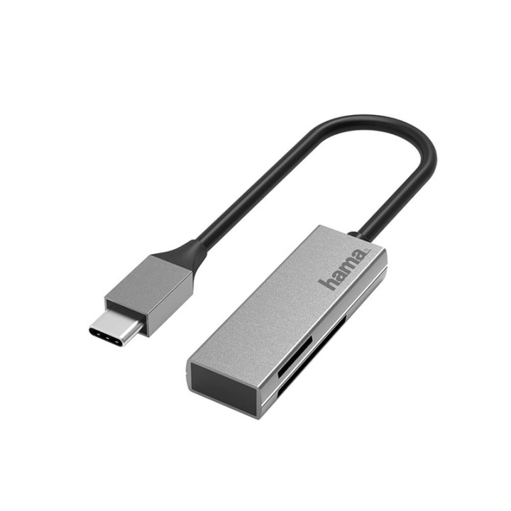 HAMA Reader USB-C 3.0 in de groep HOME ELECTRONICS / Opslagmedia / Geheugenkaartlezer bij TP E-commerce Nordic AB (A04795)